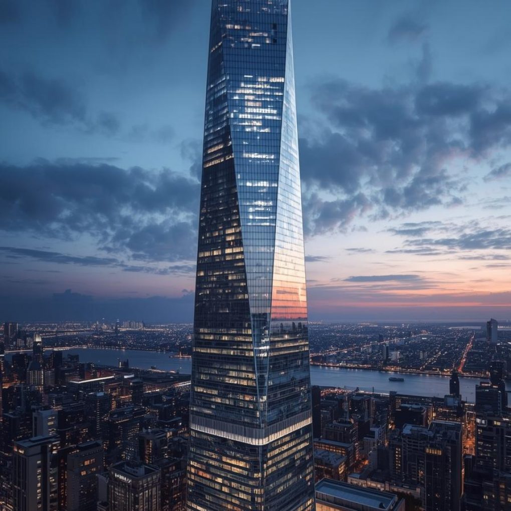 high rise building in a city